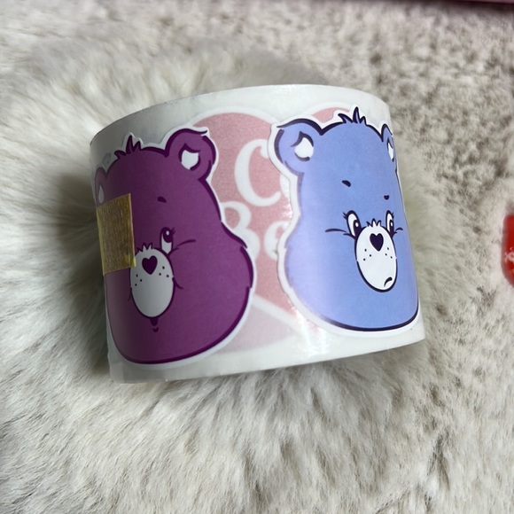 New Care Bears makeup bag bundle stickers keychain - Picture 10 of 14